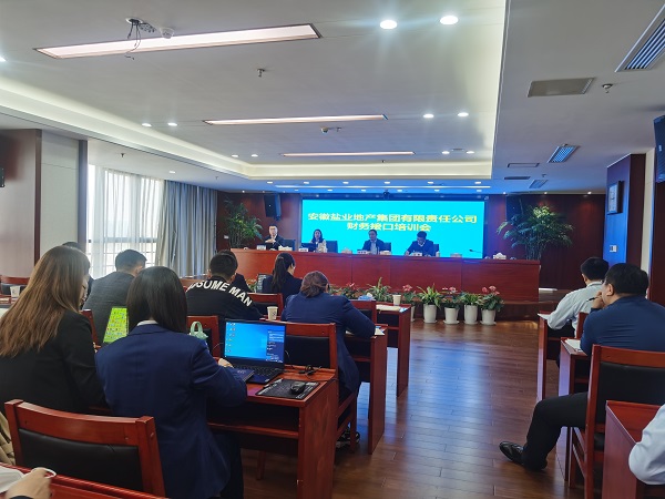徽鹽地產(chǎn)集團開展明源與財務接口實操培訓
