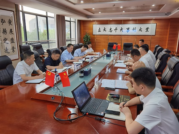 繆磊赴徽鹽地產(chǎn)集團定遠項目公司調(diào)研